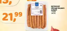 La Doi Pasi METROCHEF Cârnaţi de porc subţiri Ofertă