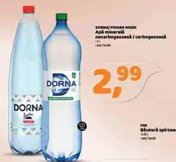 La Doi Pasi DORNA/ POIANA NEGRI Apă minerală necarbogazoasă / carbogazoasă Ofertă