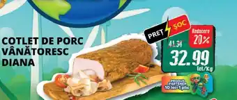 Diana Supermarket Cotlet de porc vânătoresc diana Ofertă