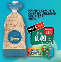 Diana Supermarket Pâine 7 seminte chef gourmand vel pitar Ofertă