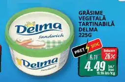 Diana Supermarket Grăsime vegetală tartinabilă delma Ofertă