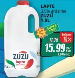 Diana Supermarket Lapte 3.5% grăsime ZUZU Ofertă