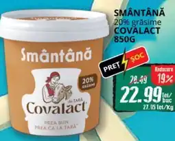 Diana Supermarket Smântână 20% grăsime covalact Ofertă