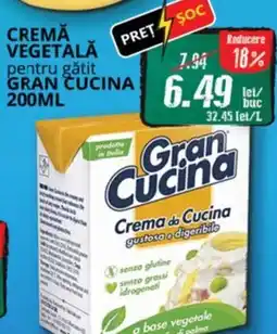 Diana Supermarket Cremă vegetală pentru gătit GRAN CUCINA Ofertă