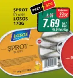Diana Supermarket Șprot în ulei losos Ofertă