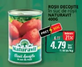 Diana Supermarket Roşii decojite în suc de rosii naturavit Ofertă