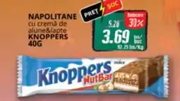 Diana Supermarket Napolitane cu crema de alune&lapte KNOPPERS Ofertă