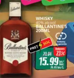 Diana Supermarket Whisky 40% alcool BALLANTINE'S Ofertă