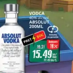 Diana Supermarket Vodca 40% alcool ABSOLUT Ofertă