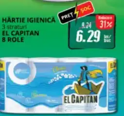 Diana Supermarket Hartie igienica 3 straturi EL CAPITAN Ofertă