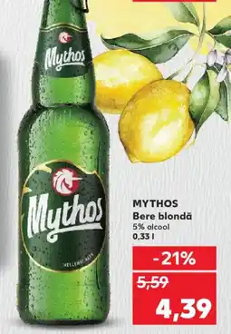 Kaufland MYTHOS Bere blondă Ofertă