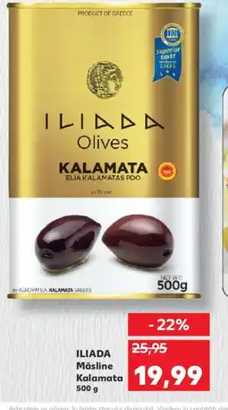 Kaufland ILIADA Măsline Kalamata Ofertă