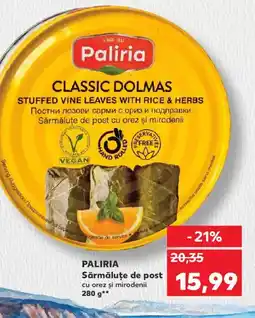 Kaufland PALIRIA Sărmăluţe de post Ofertă
