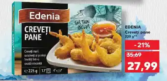 Kaufland EDENIA Creveţi pane Ofertă