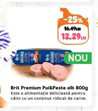Animax Brit Premium Pui&Peste alb Ofertă
