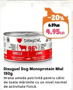 Animax Disugual Dog Monoprotein Miel Ofertă