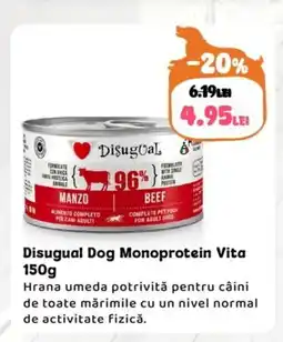 Animax Disugual Dog Monoprotein Vita Ofertă