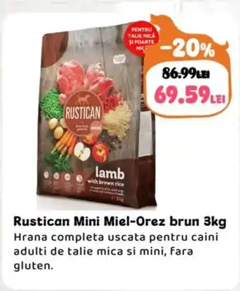 Animax Rustican Mini Miel-Orez brun Ofertă