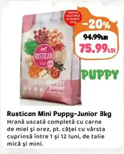 Animax Rustican Mini Puppy-Junior Ofertă
