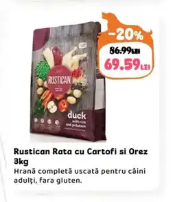 Animax Rustican Rata cu Cartofi si Orez Ofertă