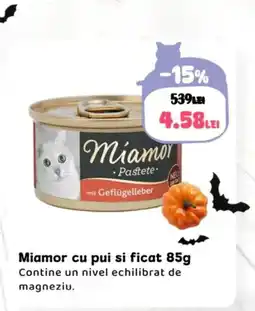 Animax Miamor cu pui si ficat Ofertă