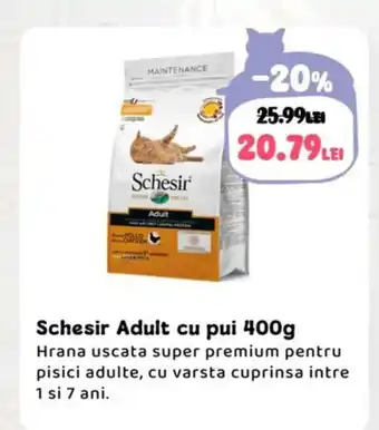 Animax Schesir Adult cu pui Ofertă