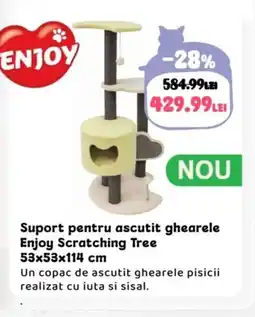 Animax Suport pentru ascutit ghearele Enjoy Scratching Tree Ofertă