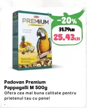 Animax Padovan Premium Pappagalli M Ofertă