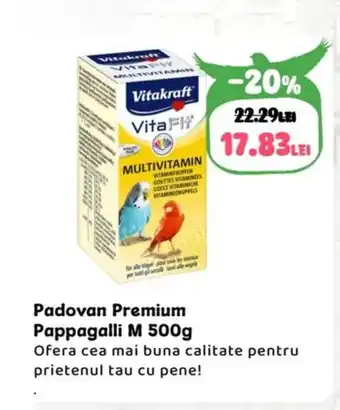 Animax Padovan Premium Pappagalli M Ofertă