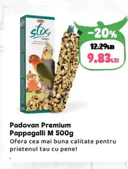 Animax Padovan Premium Pappagalli M Ofertă