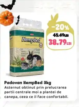 Animax Padovan HempBed Ofertă