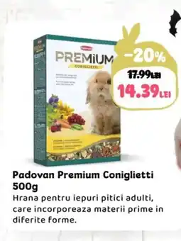 Animax Padovan Premium Coniglietti Ofertă