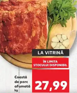 Kaufland Coastă de porc afumată Ofertă