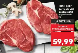 Kaufland IRISH BEEF Carne de vită pentru gătit Ofertă