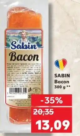 Kaufland SABIN Bacon Ofertă
