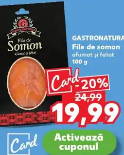 Kaufland GASTRONATURA File de somon afumat şi feliat Ofertă
