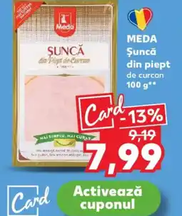 Kaufland MEDA Şuncă din piept de curcan Ofertă