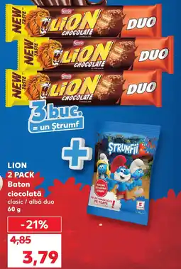 Kaufland LION Baton ciocolată clasic / albă duo Ofertă