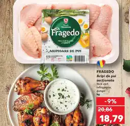 Kaufland FRAGEDO Aripi dè pui secţionate fără vârf refrigerate, pungă Ofertă