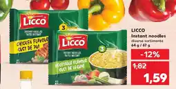 Kaufland LICCO Instant noodles Ofertă