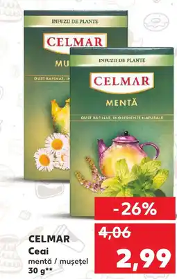 Kaufland CELMAR Ceai mentă / museţel Ofertă