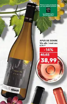 Kaufland APUS DE SOARE Vin alb / rosé sec Ofertă