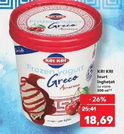 Kaufland KRI KRI laurt îngheţat cu visine Ofertă