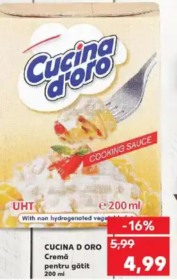 Kaufland CUCINA D ORO Cremă pentru gătit Ofertă