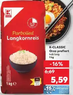 Kaufland K-CLASSIC Orez prefiert bob lung Ofertă