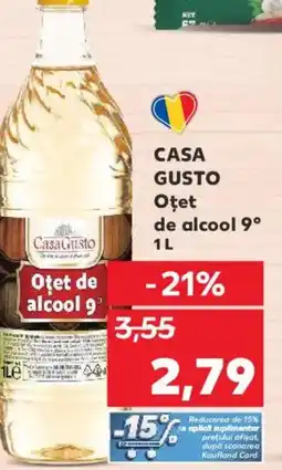 Kaufland CASA GUSTO Oțet de alcool 9° Ofertă