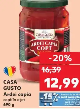 Kaufland CASA GUSTO Ardei capia copt în oțet Ofertă