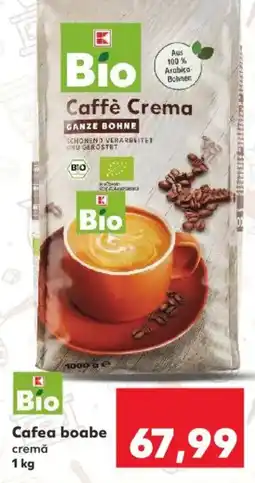 Kaufland Cafea boabe cremă Ofertă