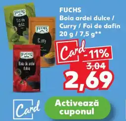 Kaufland FUCHS Boia ardei dulce / Curry / Foi de dafin Ofertă