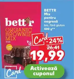 Kaufland BETTR Mix pentru negresǎ bio, fără gluten Ofertă